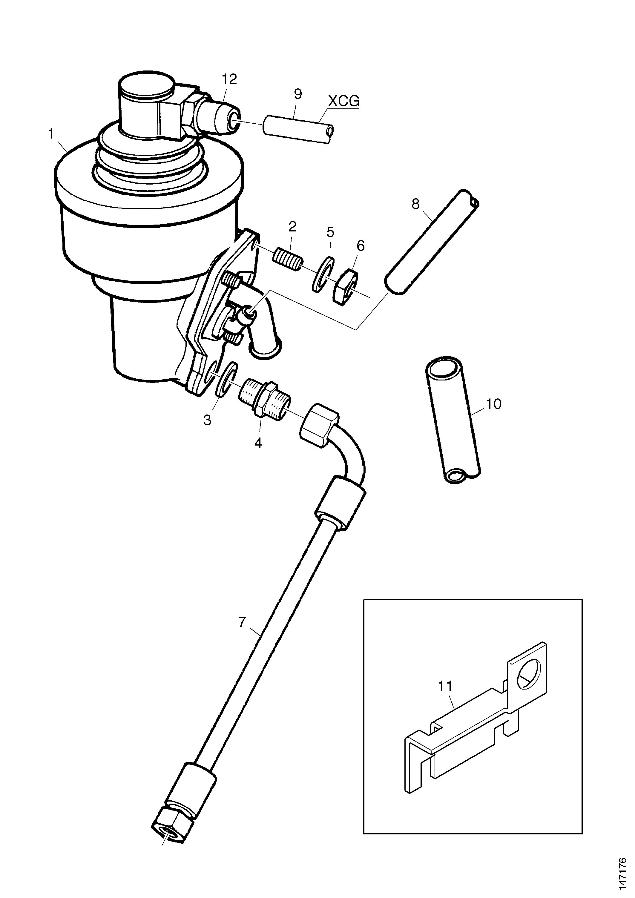 1414349 Шланг для Scania производитель Scania